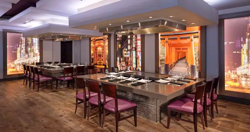 Japans restaurant met teppanyaki-tafels in Jamaica