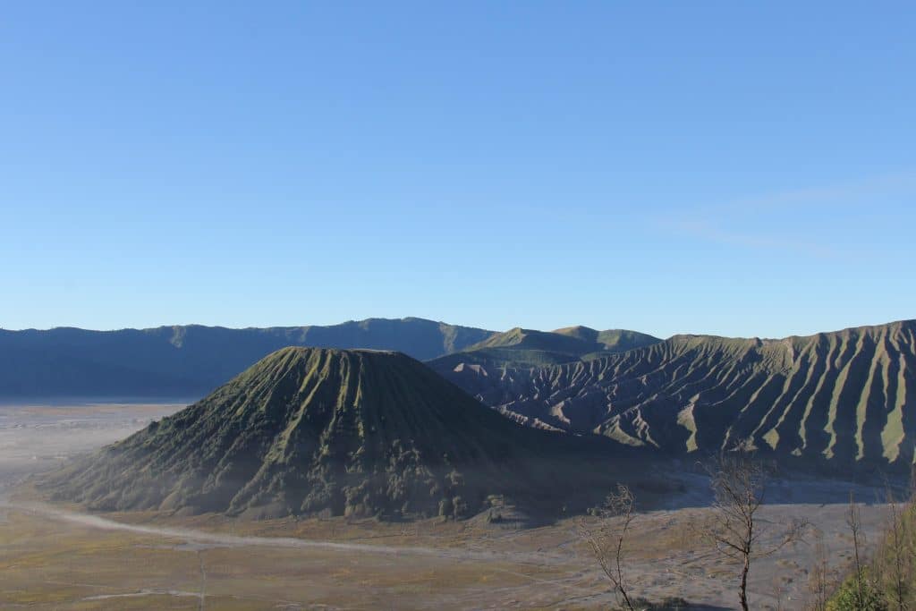 Vulkanisch landschap in Java, Indonesië
