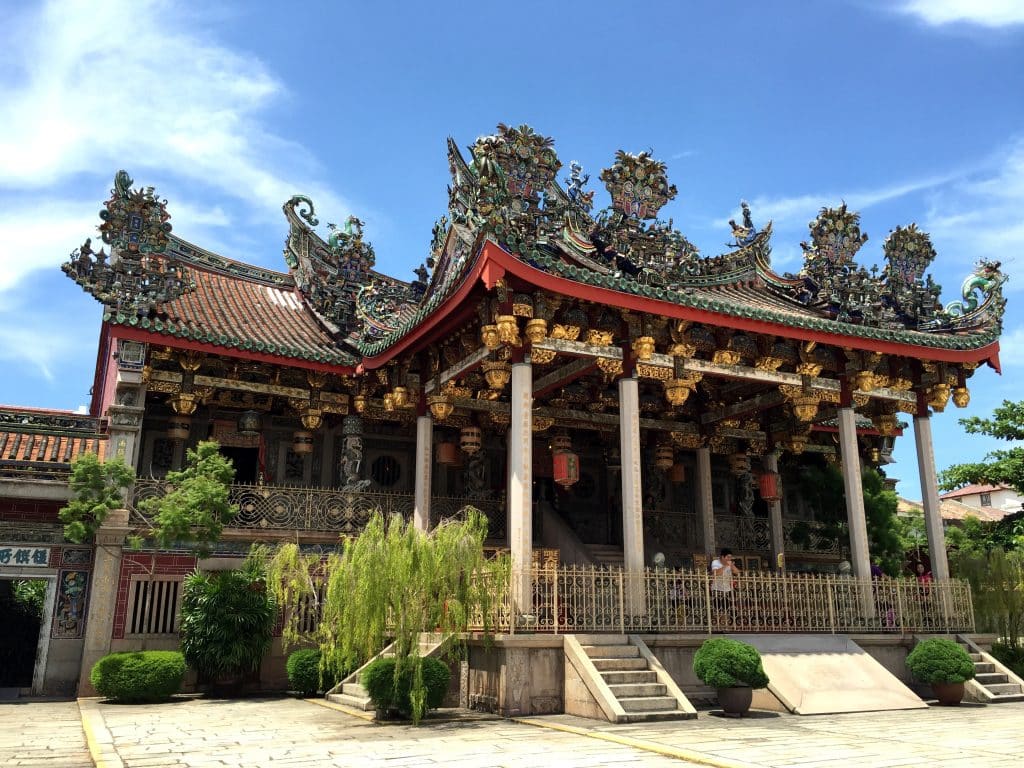 Traditionele Chinese tempel Khoo Kongsi in Penang