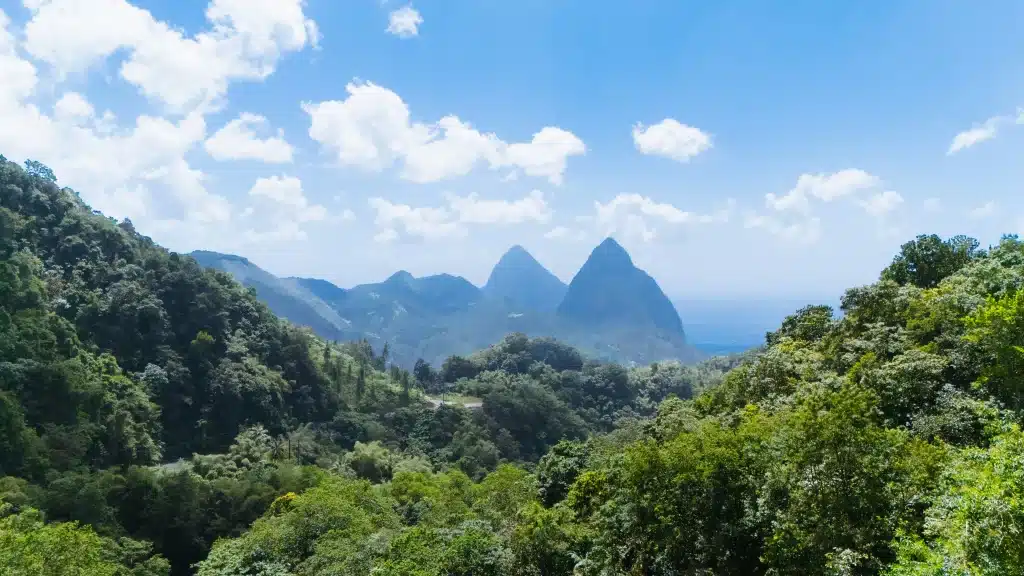 pitons op saint lucia