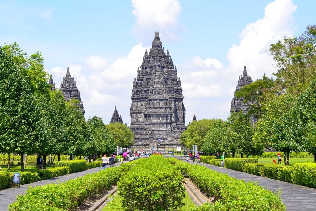 Hindoeïstische tempels van Prambanan in Indonesië