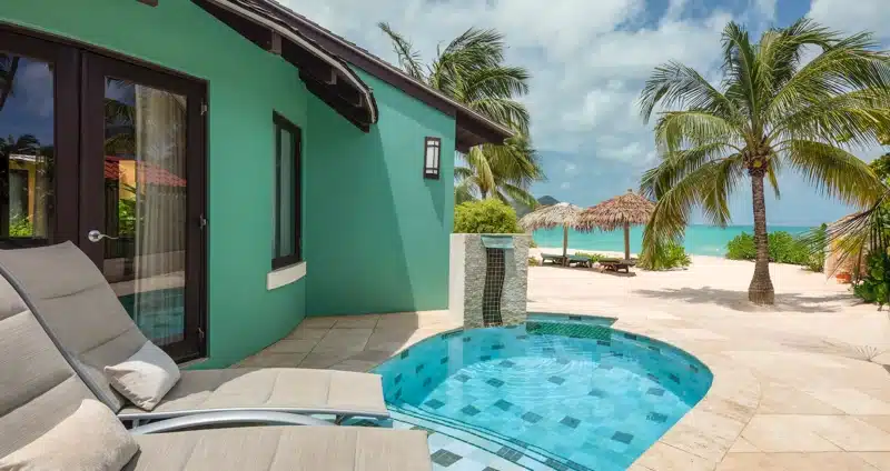 Suite met privé plunge pool bij Sandals Grande St Lucian