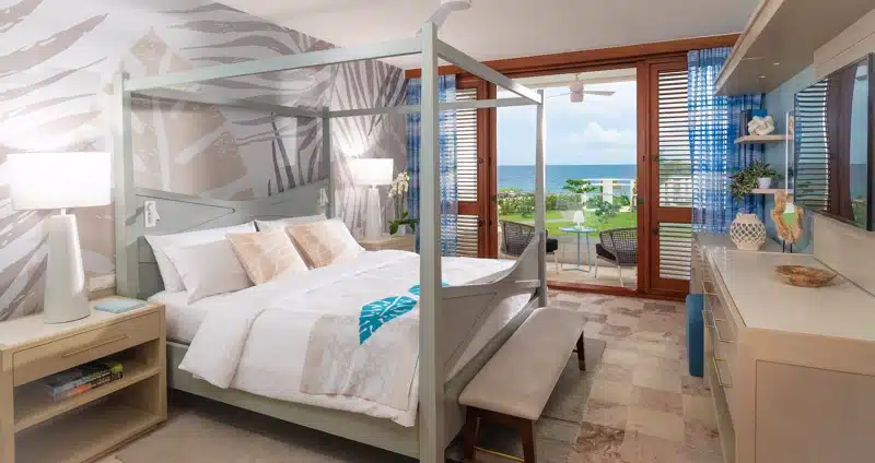 Kamer met balkon en uitzicht op zee, Curaçao