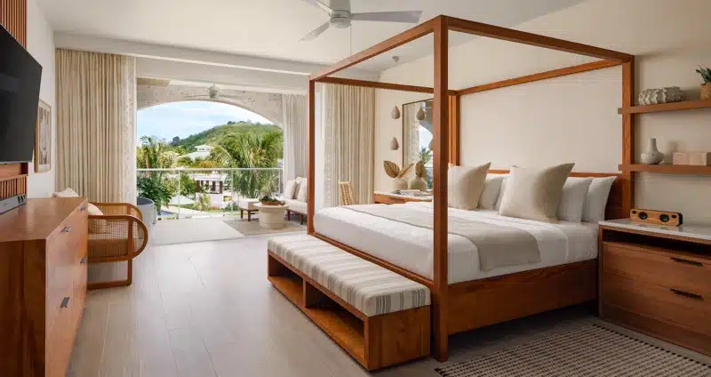 Vierposterbed in suite Sandals Saint Vincent