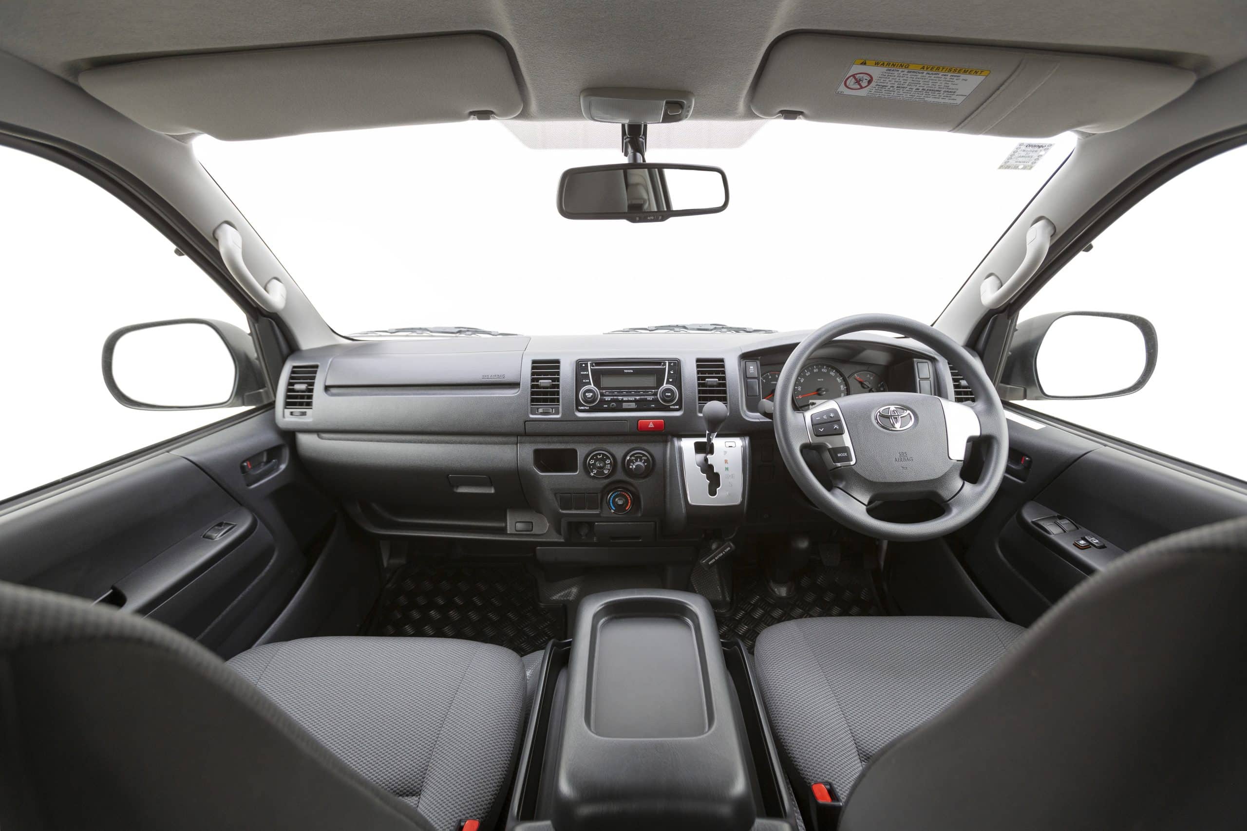 Bestuurderscabine camper met stuur links, Nieuw-Zeeland