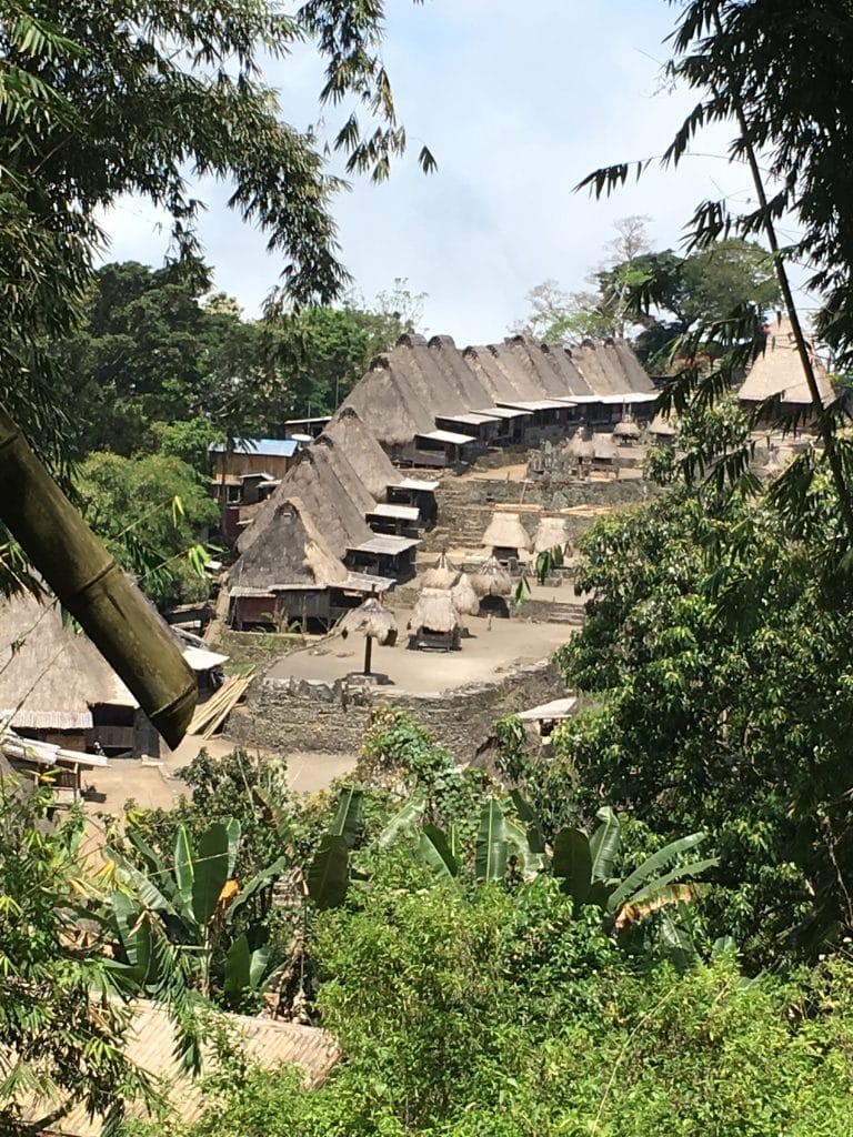 Traditioneel dorp Tololela op Flores, Indonesië