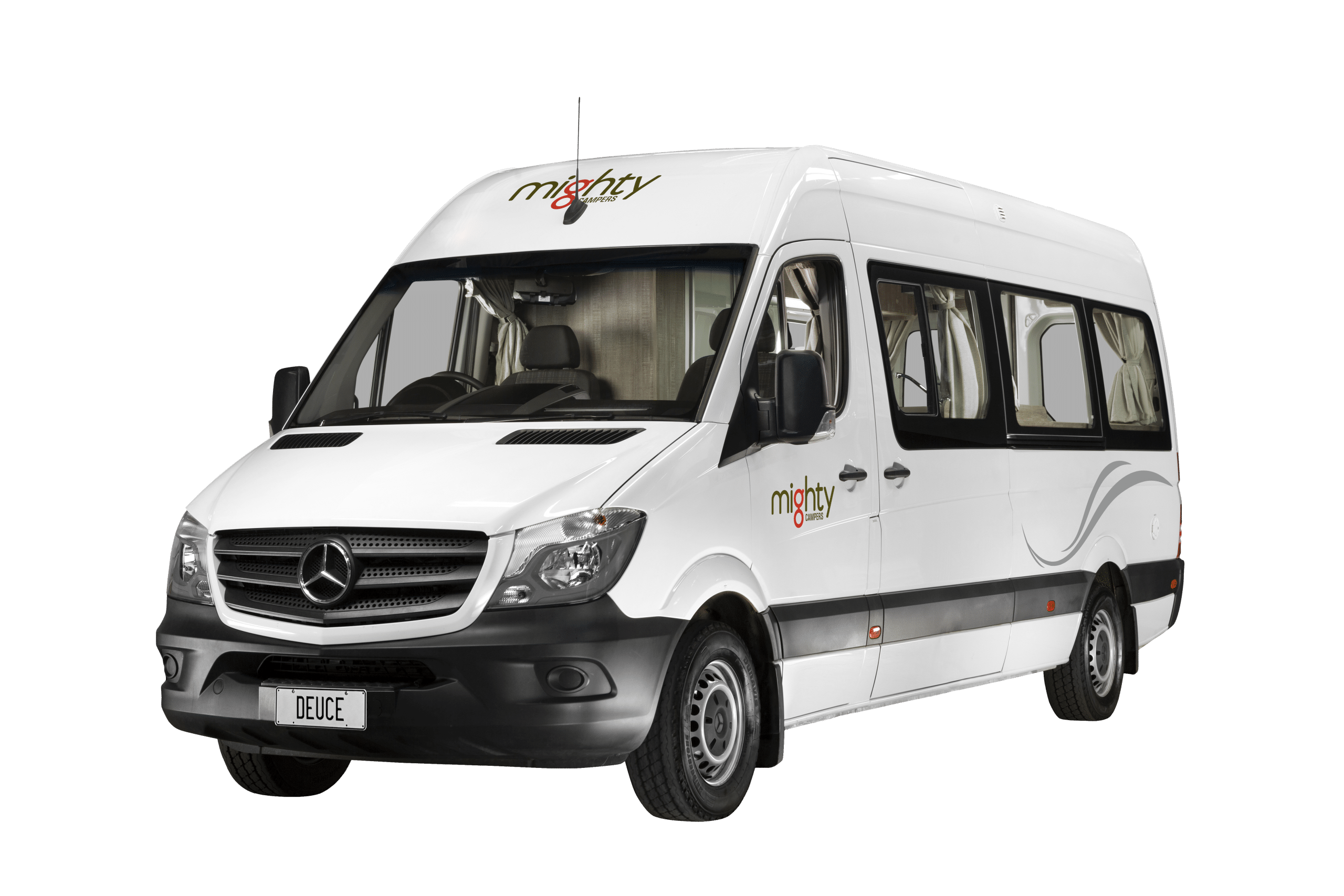 Mighty Campers Deuce campervan in Nieuw-Zeeland