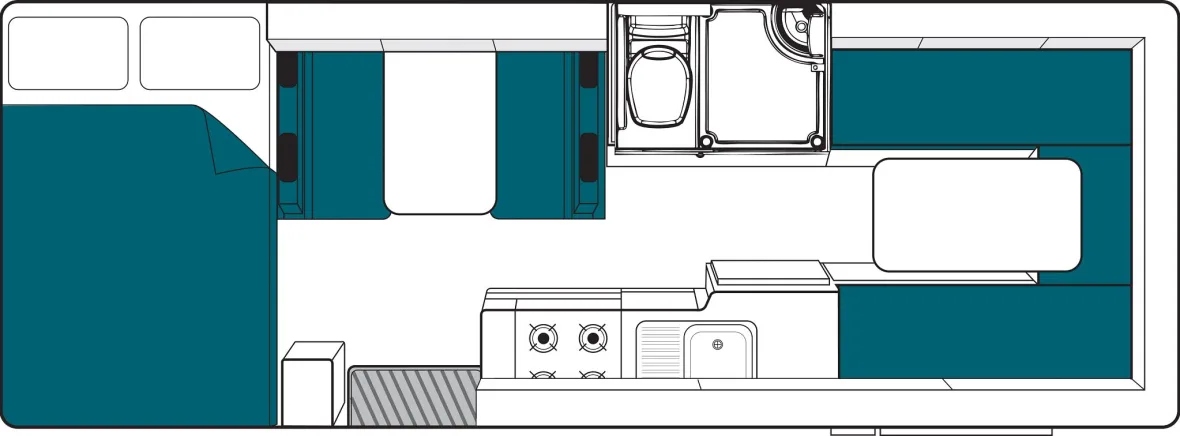 Dagindeling camper Nieuw-Zeeland